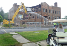 Demolition Begins Of Former Silver Lake School