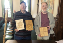 Wood Carvers Promote Show At County Commissioners Meeting