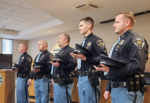 Warsaw police ranks surging with addition of five officers