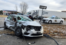 Pickup and car collide on U.S. 30 in Pierceton
