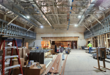 Revamped ‘Zimmer Biomet Center Lake Pavilion’ should be ready for use in August