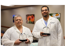 Two LKH doctors reach robotic surgery milestones