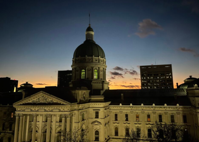 statehouse sunset - Edited