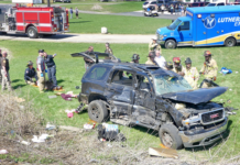 Four injured in U.S. 30 crash