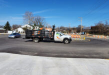 Roundabout construction resumes, Winona Avenue closed