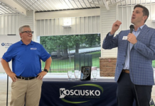 Kosciusko Chamber celebrates its members, state award