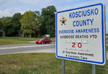 Coroner says he hopes overdose sign makes a difference