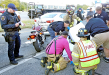 Motorcyclist faces OWI charge after being injured in crash
