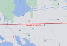 UPDATED: New stretch of Armstrong closed for utility pole work