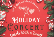 WCS orchestra departments offer “Carols With a Twist”