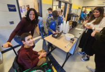 Teacher confident about fundraiser for upbeat student who needs wheelchair