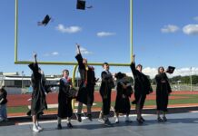 Early grad ceremony held for state track qualifiers and others