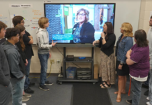 Digital media class partners with Junior Achievement to create video