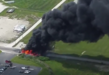 1 dead after tanker crashes, catches fire in Nappanee