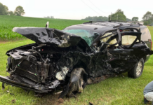 One dead, several injured in crash northwest of Warsaw