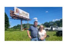 A sign of love? Proposal comes atop US 30 billboard