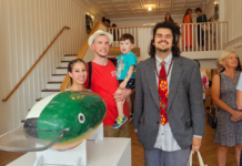 Recent high school grad reels in $400 for artwork at Atelier exhibit