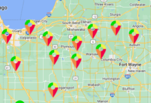 Storm causes sporadic electric outages