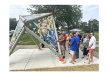 Ceremony shines light on ‘Reflection,’ Warsaw’s newest art