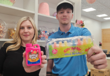 Candy store opens today in downtown Warsaw
