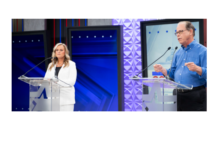 Candidates spar in the first general election gubernatorial debate