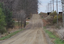 Warsaw’s final dirt road (part of CR 300N) could be revamped next year