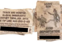 Flyers urging deportation and touting KKK found in Warsaw