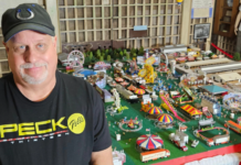 Exhibit at historical museum showcases expansive miniature county fair