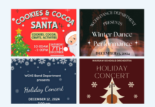 Celebrate the holiday season with four events at the WCHS PAC