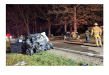 Two dead, one critical in Old Road 30 collision