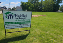 Habitat getting in a groove: Three houses per year