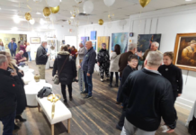 Portrait of Lakeland Art founder unveiled at downtown ribbon cutting