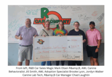 R&B Car Company stuffs a bus, donates $1,800 to Animal Welfare League