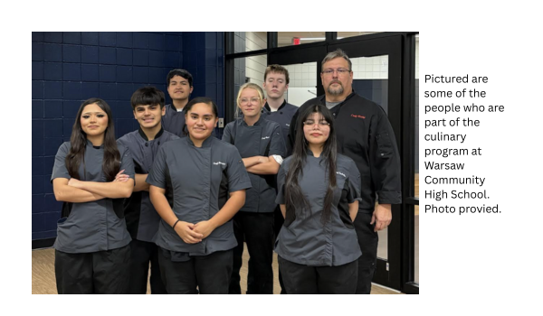 Picture are some of the people who are part of the culinary progra.