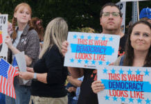 More than 300 rally in Warsaw against Trump authoritarianism