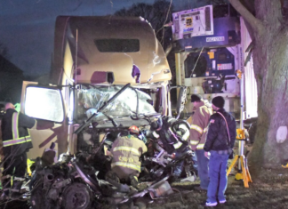 Truck driver injured in accident south of Etna Green