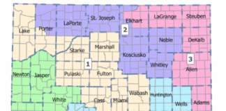 Braun defends redistricting plan while in Warsaw for groundbreaking