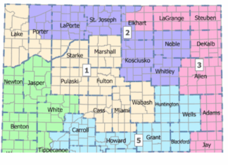 Braun defends redistricting plan while in Warsaw for groundbreaking