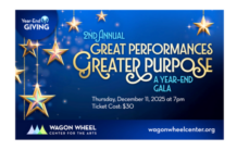 Wagon Wheel Center for the Arts fundraiser Thursday night