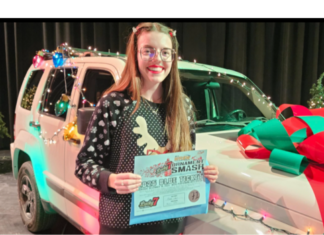 College student who graduates this week is top winner at Ornament Smash