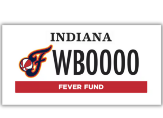 New specialty plate honoring Indiana Fever now availabe