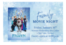 Free Family Movie Night features ‘Frozen’ Friday at Warsaw PAC