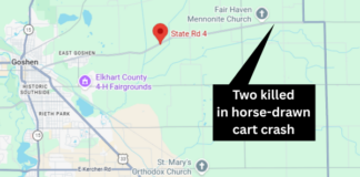 Two youths killed, two injured in horse-drawn cart crash in Elkhart County