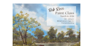 Bob Ross painting class March 14 in Warsaw