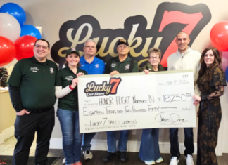 Lucky 7 Car Store customers combine to donate $18,250 to Honor Flight Northeast Indiana