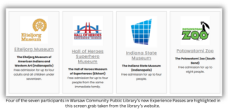 New program at Warsaw library offers passes to seven Indiana attractions