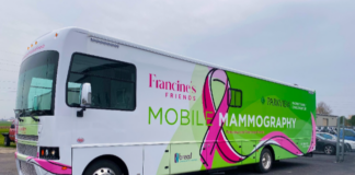 Mobile mammogram service in Leesburg on Monday