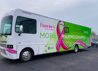 Mobile mammogram service in Leesburg on Monday