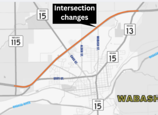 Construction of new intersection system along US 24 in Wabash to begin next week