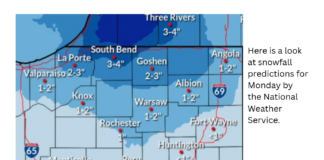 Gusty winds today and storms possible tonight before snow arrives Monday morning